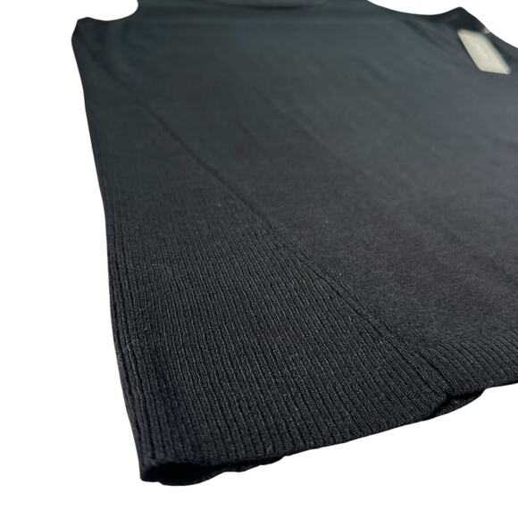 Chicos Knit Tank Top Black Under Shirt Size Medium Stretchy Dressy NEW - Picture 4 of 7